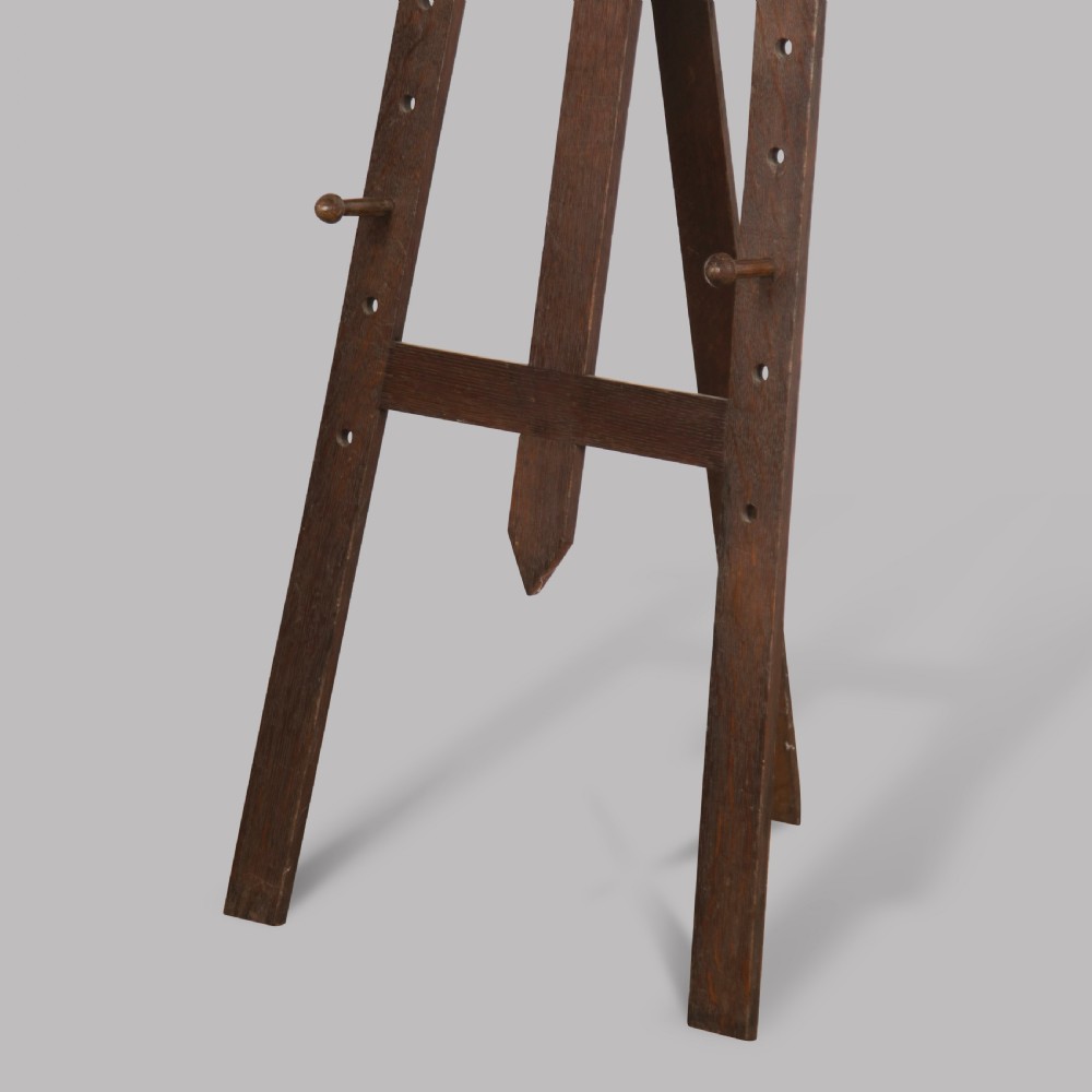A 19thc English Oak Easel View III