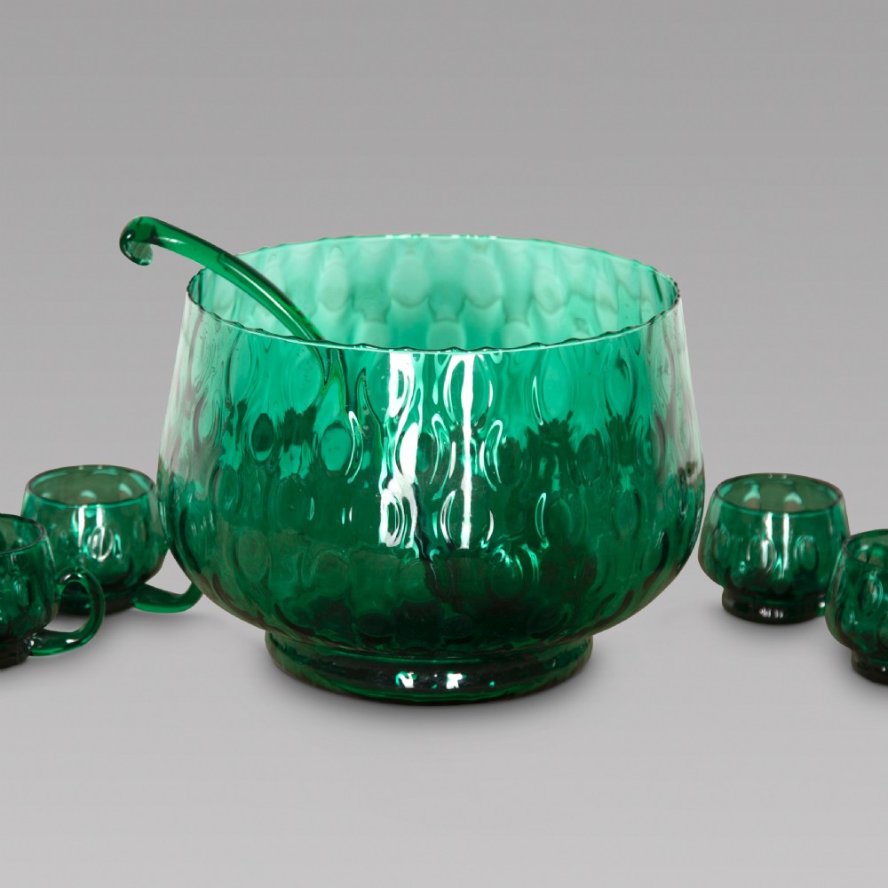 A Punch Bowl with Cups c1960 View III