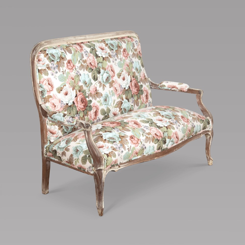 A 19th Century French Wooden Framed Settee View II
