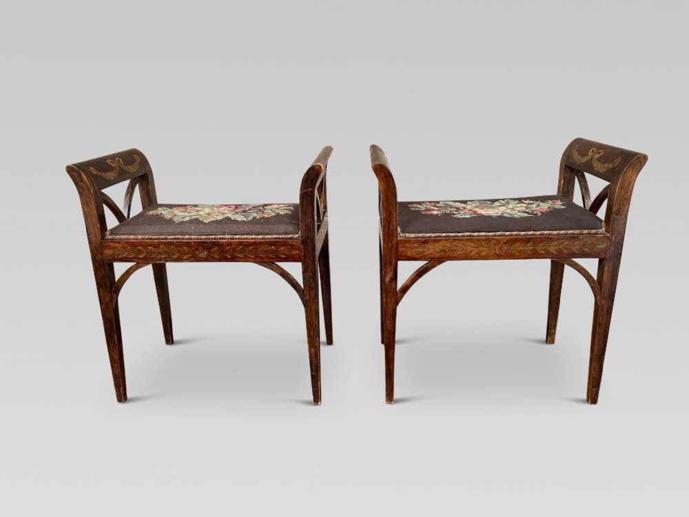 A Pair of Swedish Window Seats