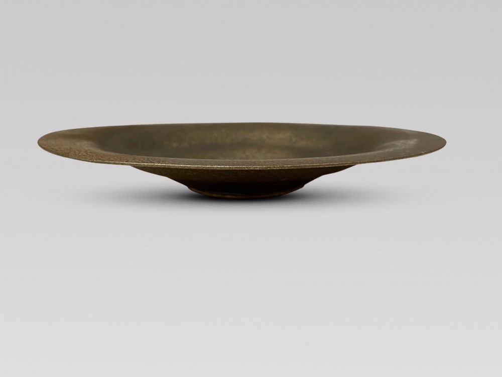 A Tiffany No 1708 Bronze Dore Bowl 1920