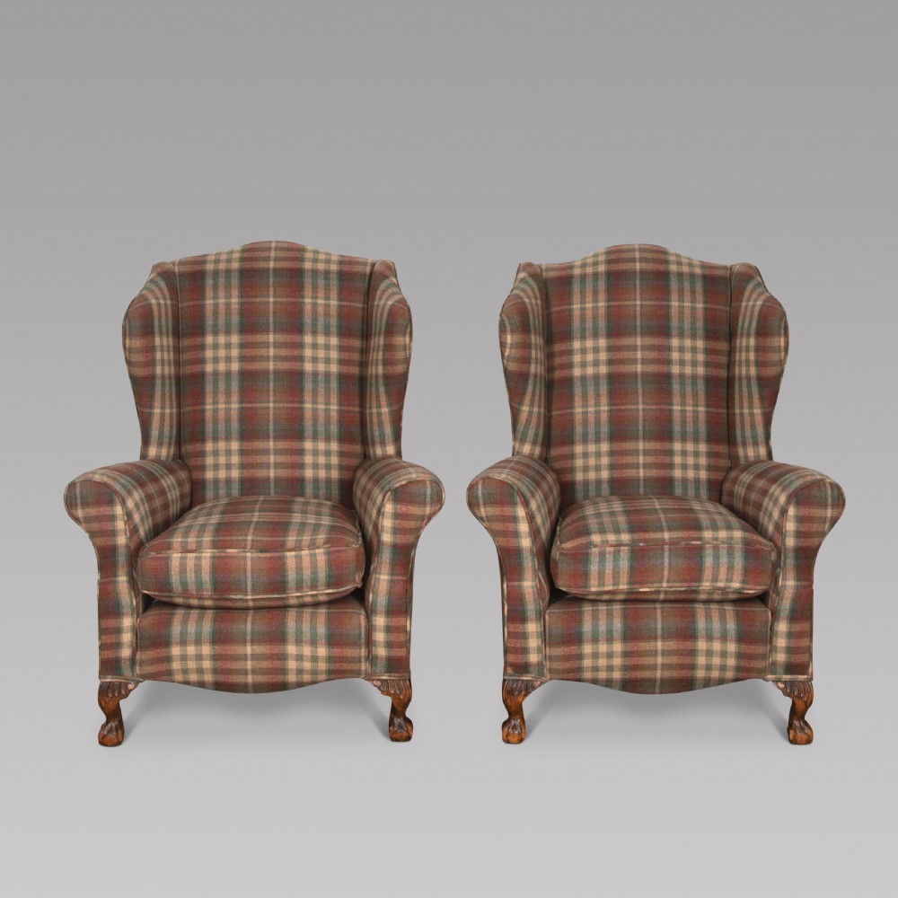 Pair of Late 19th Century English Armchairs