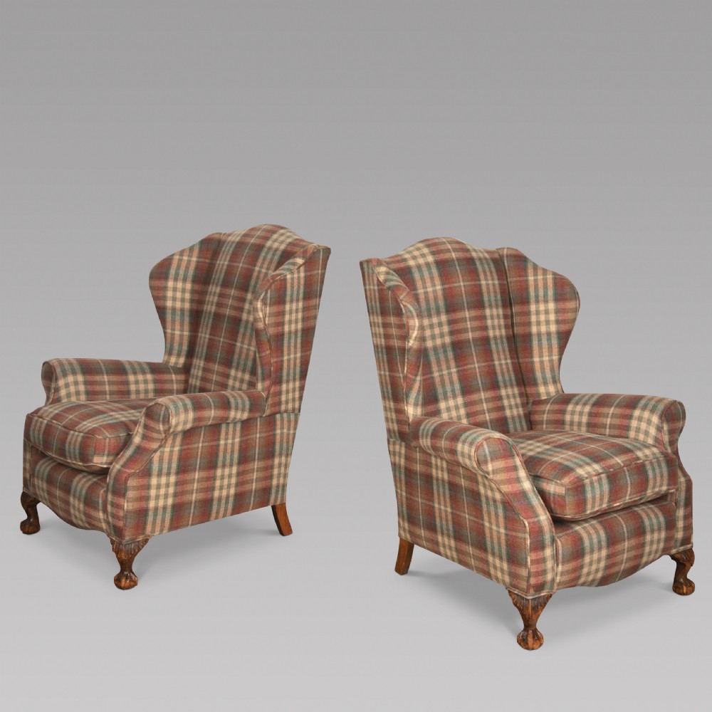 Pair of Late 19th Century English Armchairs View II