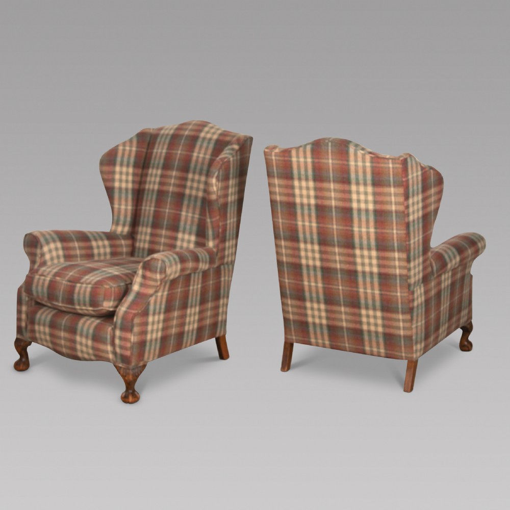 Pair of Late 19th Century English Armchairs View III