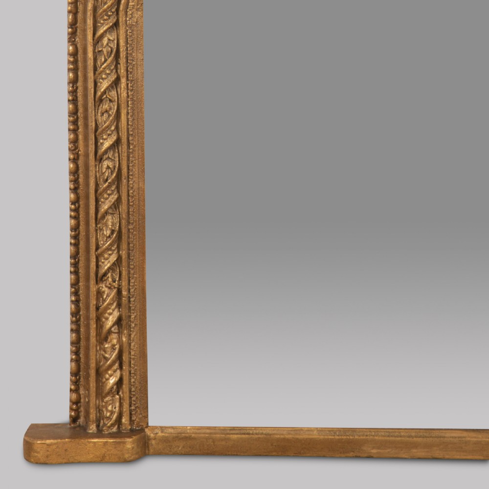 A Smaller Victorian Over Mantel Mirror View II