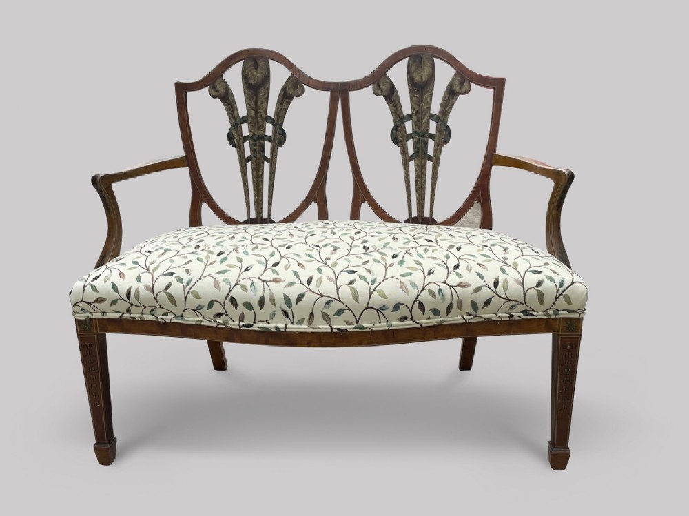 An Attractive Edwardian Two Seater Settee