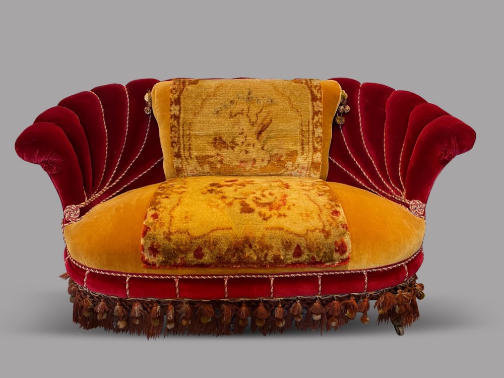 An Austro Hungarian Shell Shaped Sofa