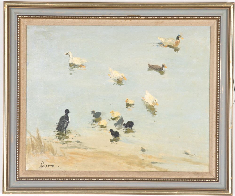 Edward Wesson R.I., R.B.A., R.S.M.A.  - Oil On Canvas