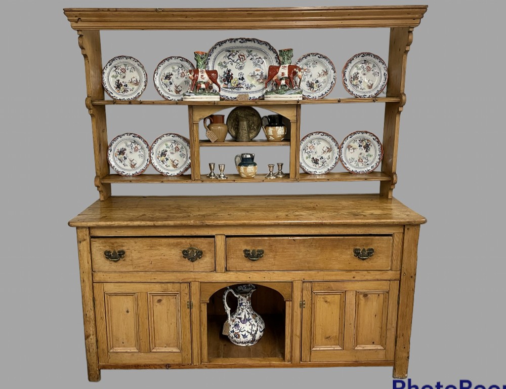 A Victorian Pine Dresser