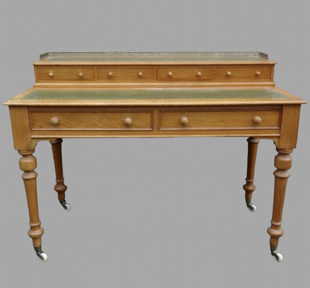 A Victorian Pine Desk by Heal and Son