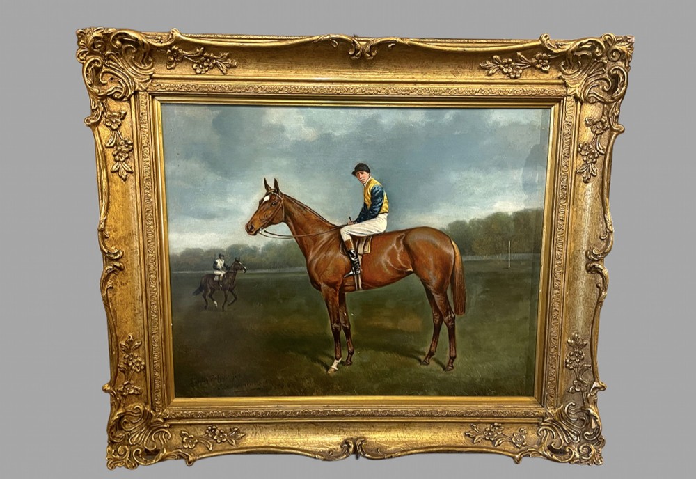 Alfred Wheeler - Oil On Panel - Pretty Polly 1906