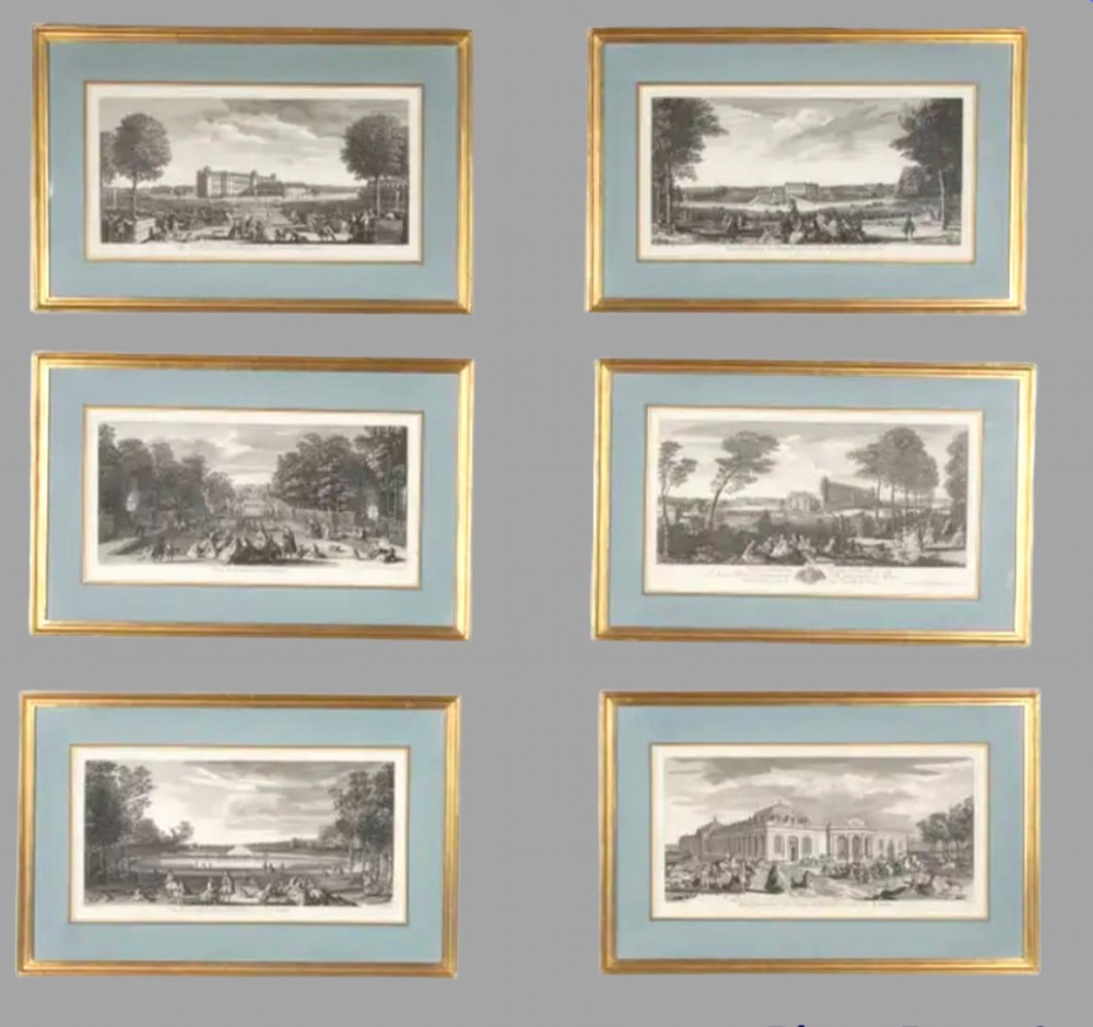 Jacques Riquad -A Set of Six Engravings c1735