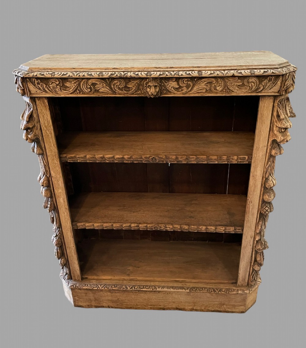 A Bleached Oak Bookcase