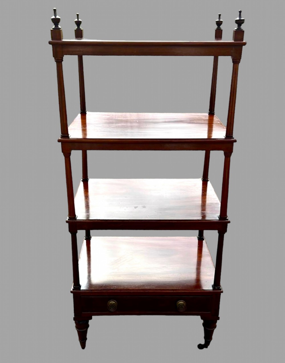 A Georgian Mahogany Whatnot