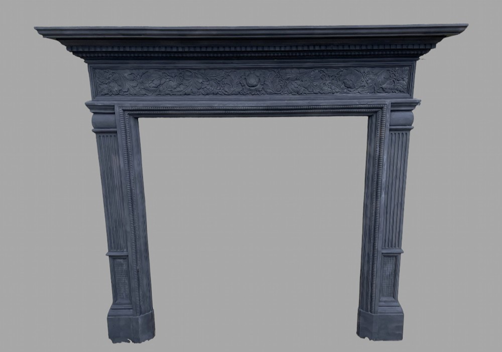 A Very Attractive Wrought Iron c1915 Fire Surround
