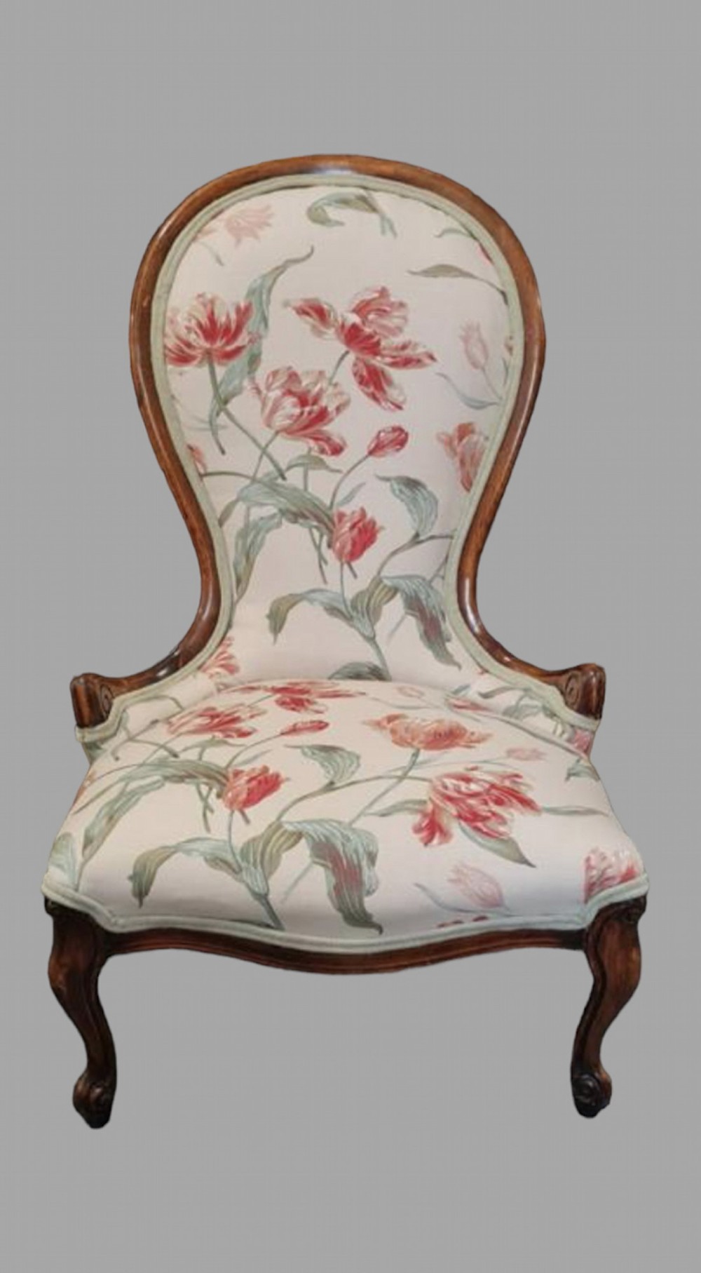 A c1910 Mahogany Framed Nursing chair