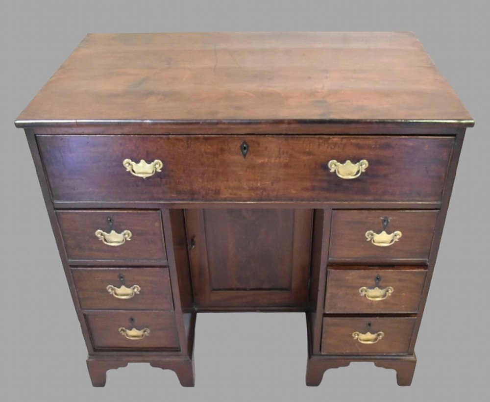 A 19th Century Mahogany Kneehole Desk