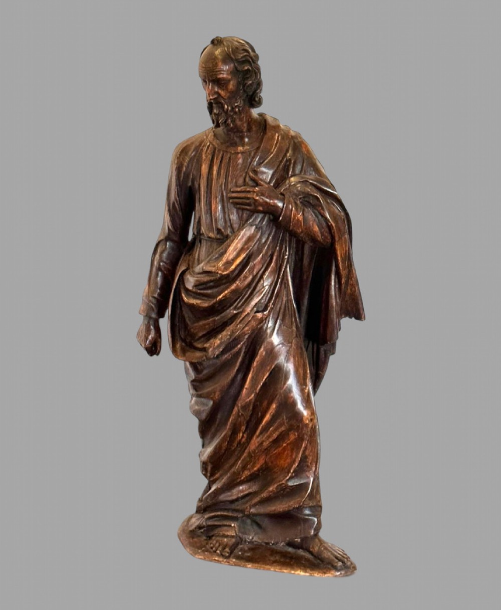 A 19th Century Wooden Sculpture of Jesus Christ