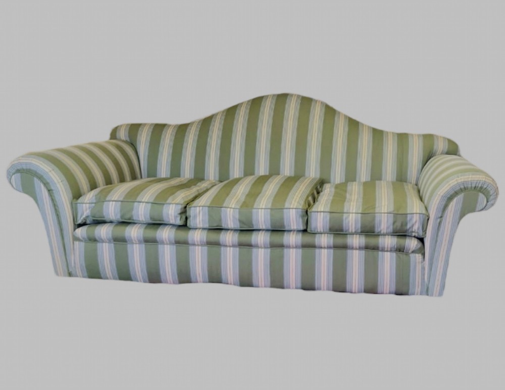 A 19thc Victorian Camel Back Sofa