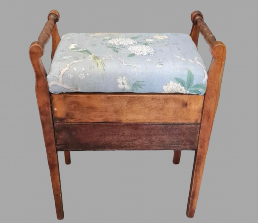 An Edwardian Piano Stool