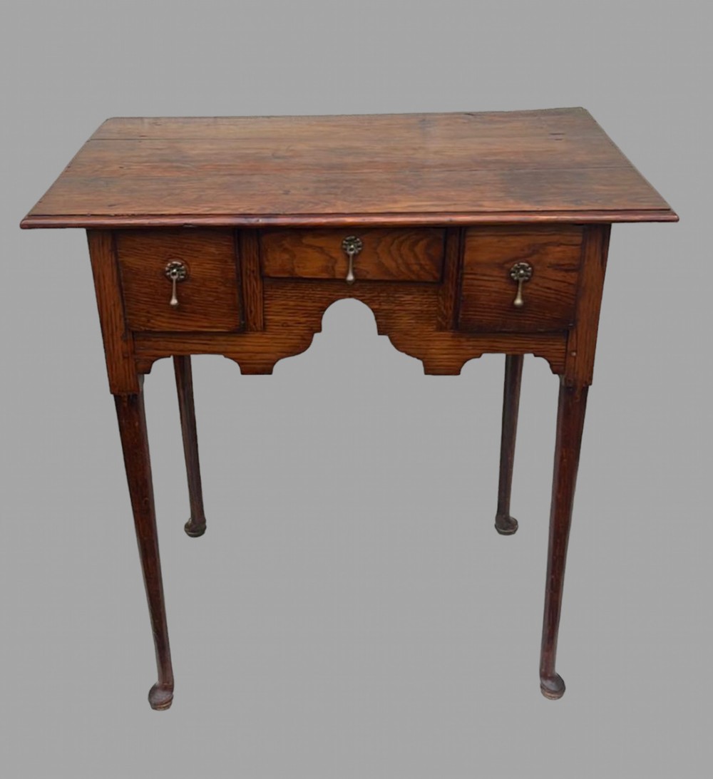 An 18thc Country Oak Low Boy