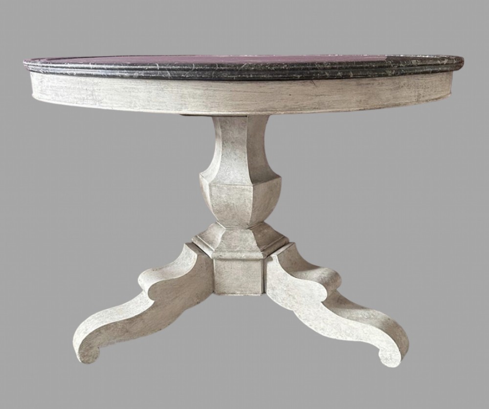 A Highly Decorative Painted Gueridon c1820