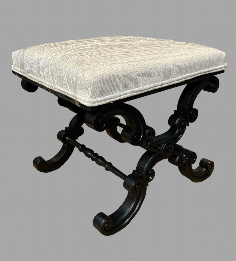 A Painted William 1V Stool