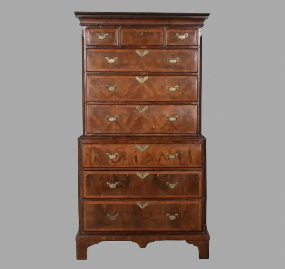 An 18th Century Walnut Chest on Chest