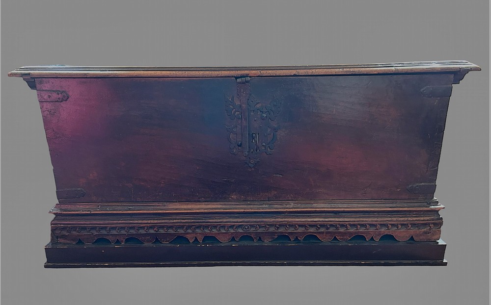 A 17th Century Continental Walnut Coffer
