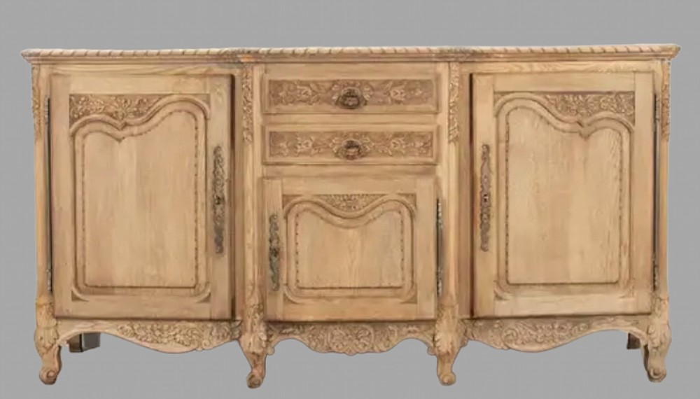 A 19thCentury Bleached Oak Enfilade