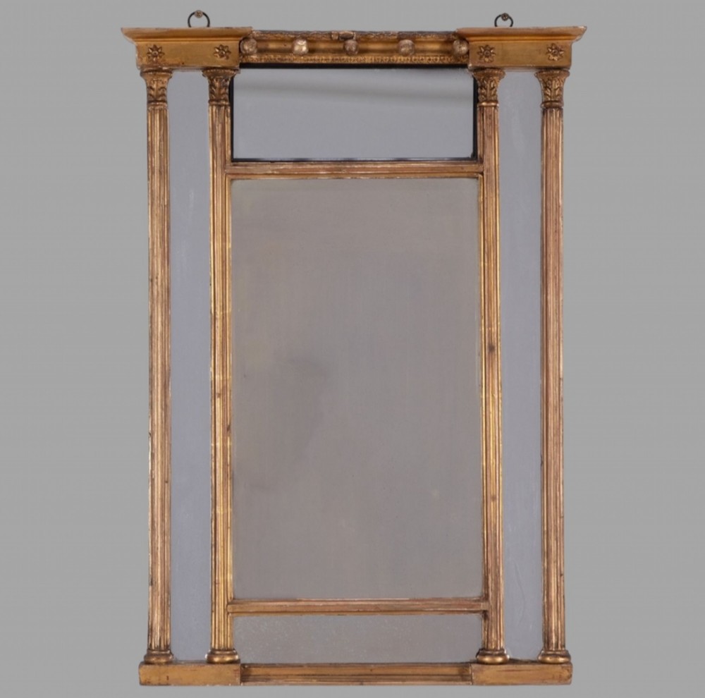 An Attractive 19th Century Gilt Pier Mirror