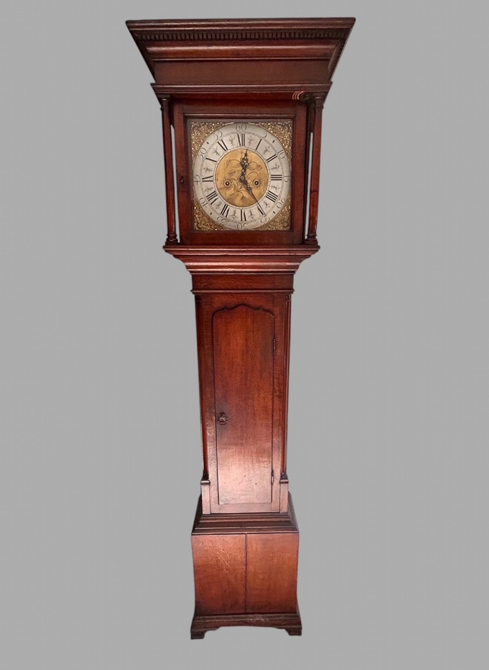 A 19thc Oak Longcase Clock by Fishwick of Boughton