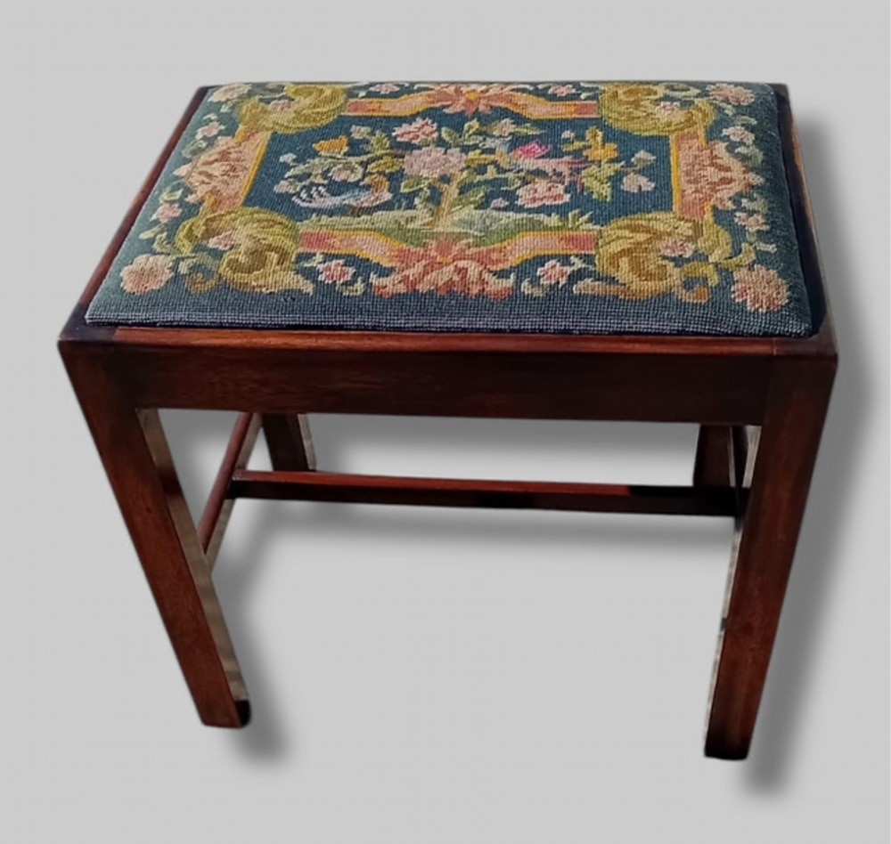 A 19thc Mahogany Stool