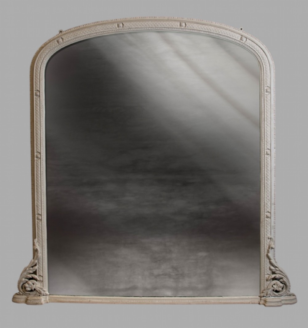 A Circa 1900 Large Over Mantle Mirror