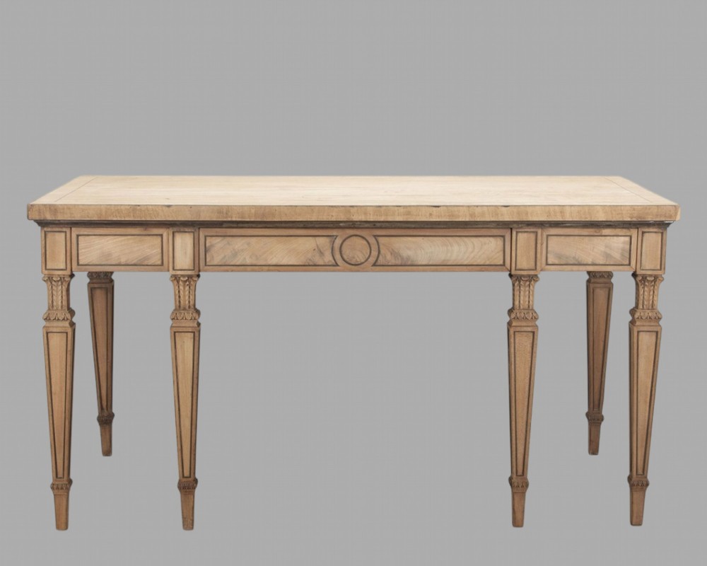 A Bleached Georgian Mahogany Table