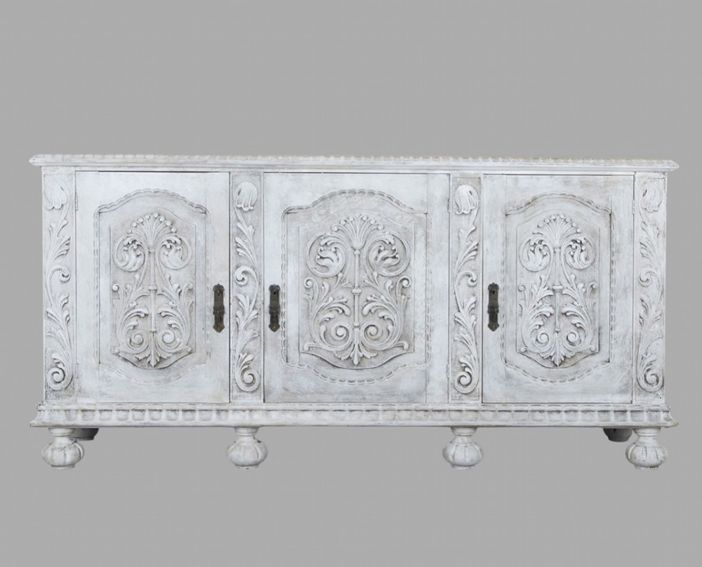 An Attractive 19thc Painted French Enfilade