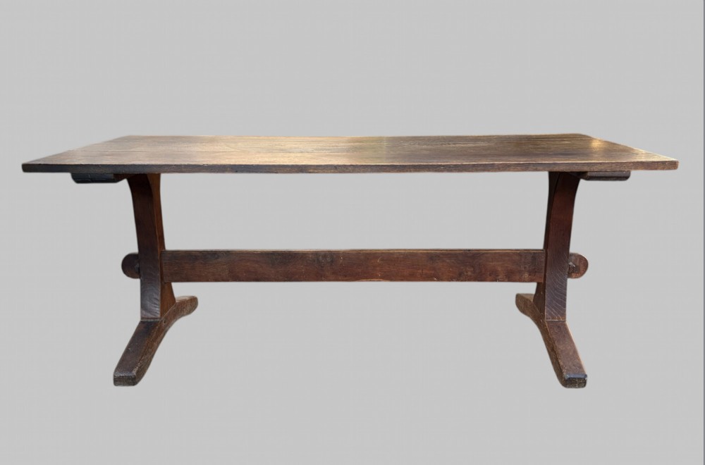 A Good Sized Trestle Farmhouse Table/Hall Table