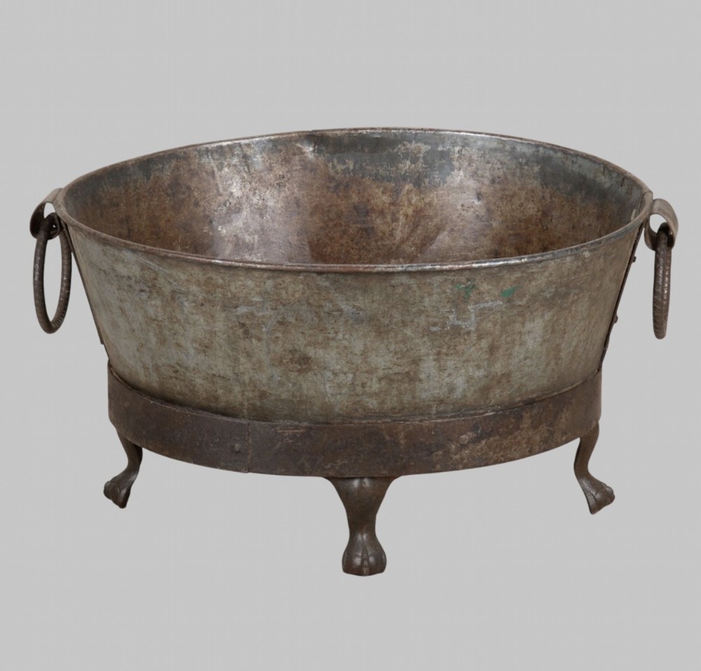 A Wonderful Unusual Large Metal and Tin Container
