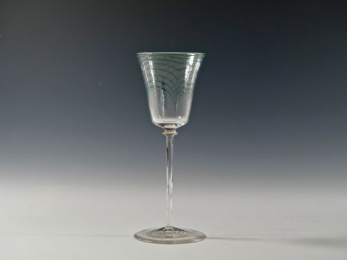 minerbi wine glass designed 1906 - CATEGORY: ANTIQUE GLASS - DATED EDWARDIAN