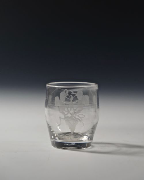 SMALL TUMBLER ENGRAVED HOPS AND BARLEY C178090 - ADDITIONAL PHOTO 1