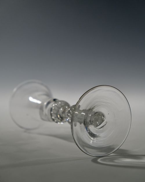 DOUBLE KNOPPED AIR TWIST WINE GLASS C1755 - ADDITIONAL PHOTO 4
