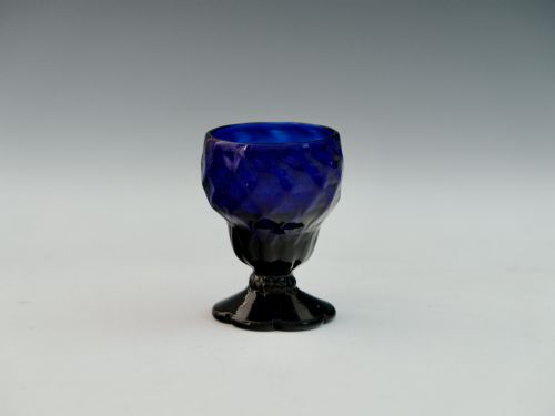 blue bonnet glass english c1780 - CATEGORY: ANTIQUE GLASS - DATED 18TH CENTURY