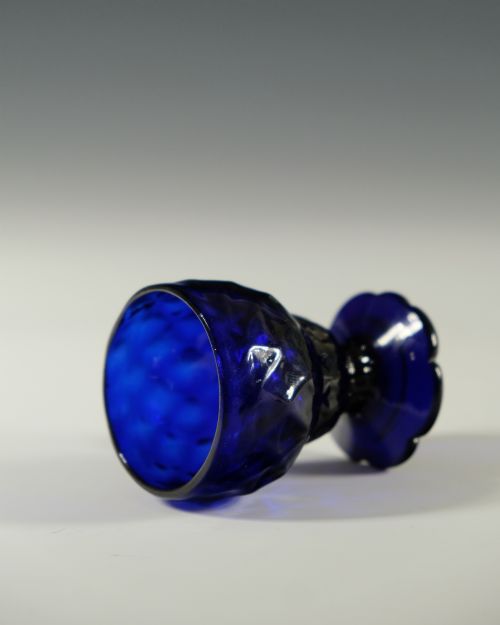 BLUE BONNET GLASS ENGLISH C1780 - ADDITIONAL PHOTO 2