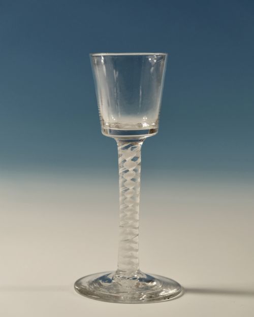 OPAQUE TWIST BUCKET BOWL WINE GLASS C1765 - ADDITIONAL PHOTO 1