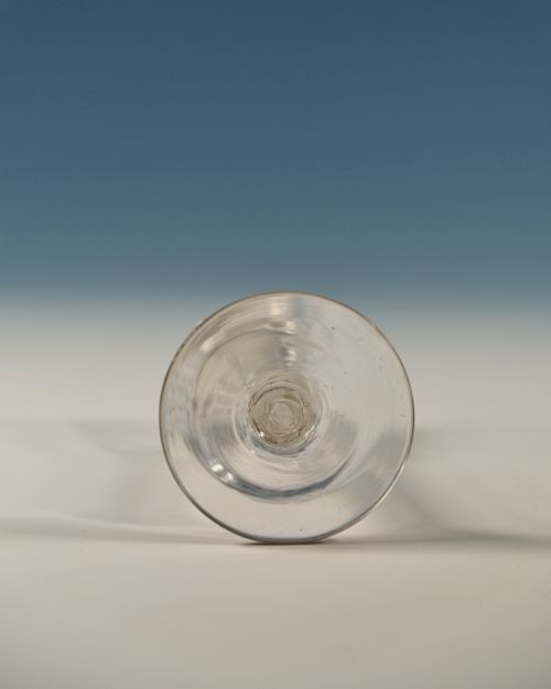 DOUBLE SERIES OPAQUE TWIST CORDIAL GLASS ENGLISH C1765 - ADDITIONAL PHOTO 4