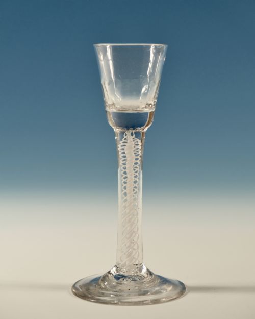 DOUBLE SERIES OPAQUE TWIST CORDIAL GLASS C1765 - ADDITIONAL PHOTO 1