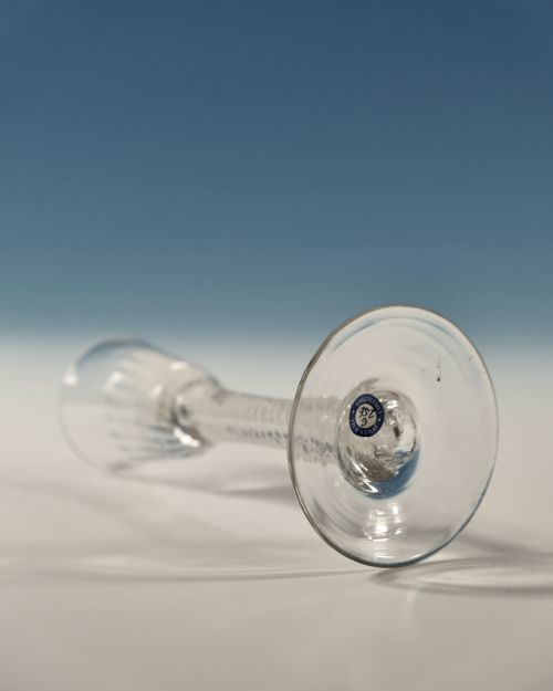 DOUBLE SERIES OPAQUE TWIST CORDIAL GLASS C1765 - ADDITIONAL PHOTO 2