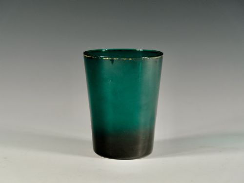 rare green tumbler english c1780 - CATEGORY: ANTIQUE MISCELLANEOUS - DATED 18TH CENTURY