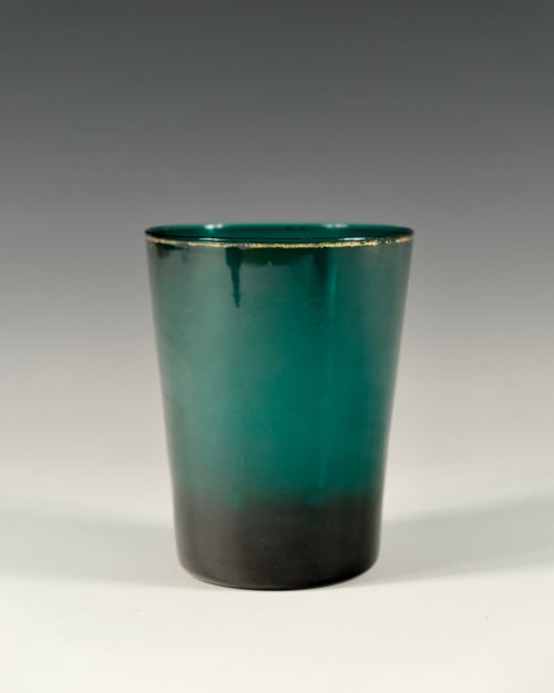 RARE GREEN TUMBLER ENGLISH C1780 - ADDITIONAL PHOTO 1