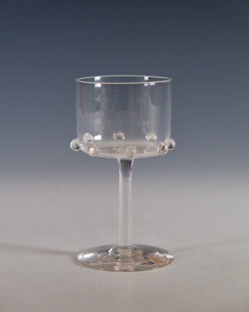 CLARET GLASS BY PHILIP WEBB C1860 - ADDITIONAL PHOTO 1